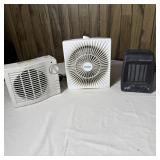 Desk Fans & Heaters- Airtech Fan Heater/ Holmes