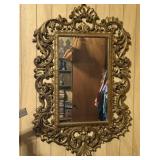 34x21 Vintage Rococo Style Wall Mirror