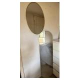 Vintage Mid Century Slim Gold Metal Frame