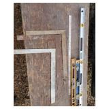 Lot of Levels / Squares / Metal Rule