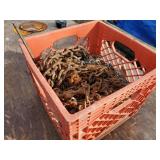 Milk Crate of Misc Chain