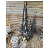 Lot of Fishing Nets and Buckets