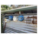 Misc Items Hanging on Wall