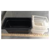 Cold bar, food containers