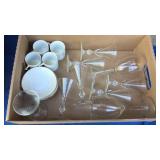 WINE GLASSES, VASES & HATS