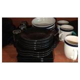 TABLETOPS PLATES & GIBSON COFFEE CUPS