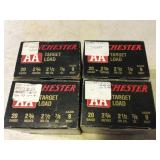 (100) WINCHESTER 20 GA. 9 SHOT SHOT SHELLS