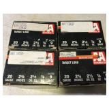 (100) WINCHESTER 20 GA. 9 SHOT SHOT SHELLS