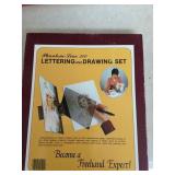 PLAYING CARDS, LETTERING & DRAWING SET & MORE