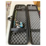 (3) ICE FISHING RODS & CASE