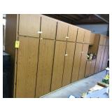 LARGE WOOD SHOP CABINETS