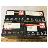 (100) WINCHESTER 20 GA. 9 SHOT SHOT SHELLS