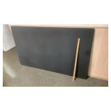 WOOD STOOL & PADDED WALL BOARD