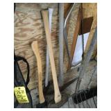 CANT HOOK, AXES, PICK, SCRAPER & MISC. HAND TOOLS