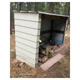 FIRE WOOD SHELTER W/ CONTENTS