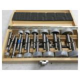 DRILL MASTER FORSTNER BIT SET, 12' COMBO.  SQUAR