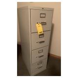FOUR DRAWER METAL FILE CABINET