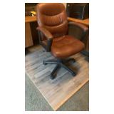COMPUTER CHAIR & HARDWOOD 3/4' COMPUTER FLOOR