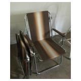 (3) FOLDING CHAIR & STEP STOOL