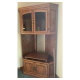 CORNER TV CABINET MEASURES 46'W