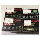 (100) WINCHESTER 20 GA. 8 SHOT SHOT SHELLS