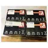 (100) WINCHESTER 20 GA. 9 SHOT SHOT SHELLS