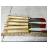 (5) SHOP SMITH WOOD TURNING TOOLS