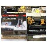 DRILL MASTER TRIM ROUTER & BOSTITCH BRAD NAILER