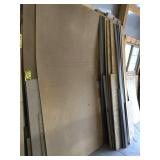 PEG BOARD & MISC. PLY WOOD  PIECES