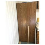 WOOD CABINET W/ KEY MEASURES 30'W X 17'D X 71'T