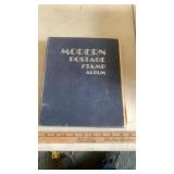 (2) POSTAGE STAMP ALBUMS W/ COLLECTIBLE STAMPS