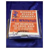256- #1 WHITETAIL .309 DIA. 165 GRAIN BULLETS