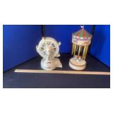 (2) MUSIC BOXES & (2) LAMPS