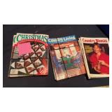 COUNTRY LIVING, WOMANS DAY & MISC. MAGAZINES