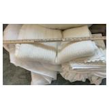 QUEEN SIZED FITTED SHEET, PILLOW & BLANKET