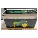 JD MODEL 720 TRACTOR WITH 80 BLADE & 45 LOADER