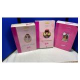 (3) GREAT ERAS COLLECTION  BARBIES W/ ORIGINAL BOX