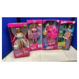 (4) BARBIES BUBBLE ANGEL, PARTY CHOICES, TWIRLING,