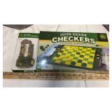 J.D CHECKERS & THERMOMETER