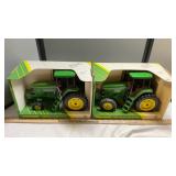 2-JD 7600 ERTLE TRACTORS, ROW CROP & MFWD