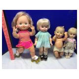 ASSORTED DOLLS & DOLL CLOTHES