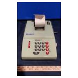 HERMES ADDING MACHINE WITH COVER (WORKS)