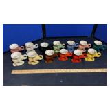 (13) 1970'S FRANKOMA ELEPHANT MUGS