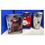 (3) BARBIES 1999 SPRING COLLECTION, SILKEN FLAME,