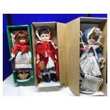 (3) ONCE UPON A TIME COLLECTION DOLLS & KNOWLES