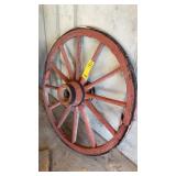 42' WOOD WAGON WHEEL