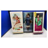 (2) BARBIES PINK LABEL & GOLD LABEL