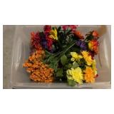 PLASTIC FALL & SPRING FLOWERS