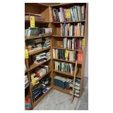 (2) WOOD BOOK SHELVES