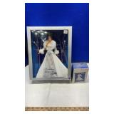 (4) 2003-2005 HOLIDAY BARBIES W/ (3) ORNAMENTS